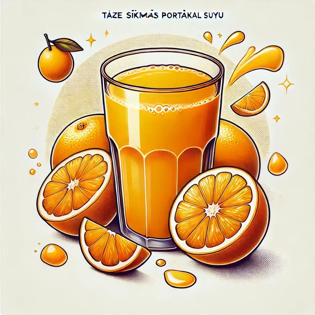 Taze Sıkılmış Portakal Suyu